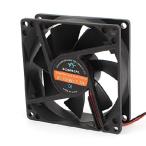 Qtqgoitem DC12V 0.32A Desktop PC Cooling Fan CPU Cooling Cooler Fanx8x2.5cm ack (Model: 6e9 1f1 a83 9bb 85d)