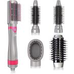 KLD ヘアドライヤーブラシ 1000w 多機能 ホットエアーブラシ 5 IN 1 ホットエアースタイラー 電熱 カール 冷熱風 低騒音 速乾 3段階