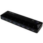 USBハブ/USB 3.0/USB-A - 10x USB-A/ACアダプター付属/ブラック 目安在庫=△