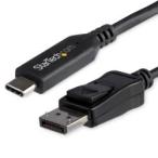 ディスプレイ変換ケーブル/USB-C - DP/1.8m/8K60Hz/ブラック 目安在庫=△