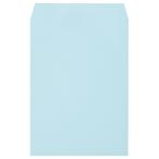 ソフトカラー封筒 角2 100g/m2 ブルー 1パック(100枚) 目安在庫=○