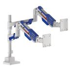 ショッピングGENERATION ガス圧式ゲーミングモニターアーム「GENERATION」ホワイト メーカー在庫品