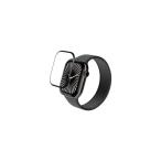 アップルウォッチ ガラス フィルム 【42mm 対応】 高透明 ブラック メーカー在庫品