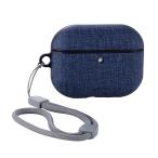 AirPods Pro 3 ケース MagSafe対応 ファブリック調 TPU 耐衝撃 ネイビー メーカー在庫品