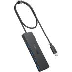 ANKER USB-C データハブ(4-in-1 5Gbps) 60cmケーブル ブラック 1個 取り寄せ商品