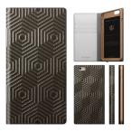 iPhone6 D4 Metal Leather Diary クローム 仕入先在庫品