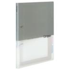 キャンパス　２穴バインダーＡ４　グレー 目安在庫=○