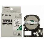  Tepra PRO лента прекрасное качество бумага этикетка белый / чёрный знак 12mm SP12K приобретенный товар 