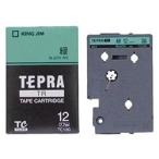  этикетка зажигалка [ Tepra ]TR лента картридж зеленый × чёрный знак 12mm приобретенный товар 