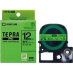  Tepra PRO лента флуоресценция цвет этикетка зеленый / чёрный знак 12mm SK12G стандарт наличие =0