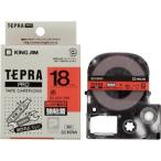  Tepra PRO лента чуть более склеивание модель красный / чёрный знак 18mm SC18RW стандарт наличие =^