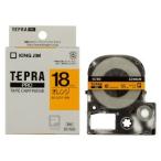  Tepra PRO лента картридж цвет этикетка orange / чёрный знак 18mm стандарт наличие =0