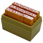 柄付ゴム印　アルファベット　１号