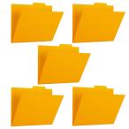 PP индивидуальный папка -+ A4 желтый 1 упаковка (5 шт. ) приобретенный товар 