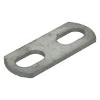 Uボルトプレートドブ 15A 3／8×1／2 1セット(10個入) 取り寄せ商品