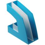  файл box перегородка с табличкой A4 вертикальный . ширина 107mm голубой 1 комплект (10 шт ) стандарт наличие =0