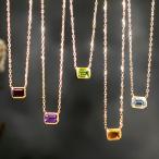 天然石 ネックレス レディース 18金 18K シルバー925 sv925 ペンダント アンティーク ゴールド アメジス nanotta ASN003