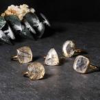 ショッピング天然石 天然石 リング 指輪 レディース 18金 18K シルバー925 アンティーク ゴールド 天然石リング ルチルクォーツ  nanotta ASR027