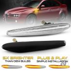 【並行輸入品】アルファロメオ 159 / 159 スポーツワゴン / ボエラ / スパイダー タイプ 939用 LED ダイナミック サイドマーカー ライト 矢印 ウィンカー ブ