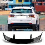 【並行輸入品】ジープ カーボン表面スポイラーコンパス 2017-2021 ブラックタイプ TE 車リアトランクウイング ABS 材料リペアアクセサリー