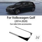 ショッピングネタバレ 【並行輸入品】VW 2個 ABS ブライトブラックリアウィンドウスポイラーサイドウイングゴルフ 7 MK7 2014-2018