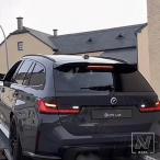 【並行輸入品】BMW ABS ブラック カー ウイング リア ルーフ スポイラー 3シリーズ ツーリング G21 M スポーツ スポイラー キャップ 3 ツーリング G21 M パッ