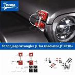 ショッピンググラディエーター 【並行輸入品】ジープ ラングラー JL グラディエーター JT 2018-24 エンジンフードラッチキャッチロックアクセサリー