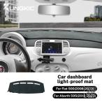 ショッピング2012 【並行輸入品】フィアット500 2008-2023 アバルト595 2012-2023 フランネルダッシュボードパッド サンシェードマット