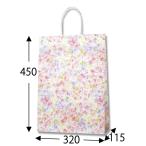  бумажный пакет Alba большой размер (P гладкий 2 лет ) ( подарок товар . покупка. клиент только распродажа )