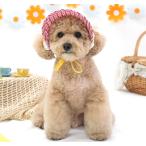 犬用 帽子 flower suncap 日よけ帽子 サンバイザー 紫外線対策 アクセサリー ドッグウェア ペット用 被り物 キャップハット お揃い お出かけ