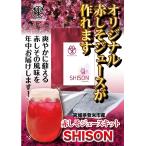 SHISON赤しそジュースキット（赤紫蘇ジュース／アカシソジュース）500ml原液用×3個セット　宮城県登米市産