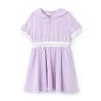 メゾピアノ(mezzo piano)【人気商品再入荷】【直営店で取り扱い無し】ハーフジップ　セーラーワンピース【30％OFF】【SALE】【SSSL】【O_30】【25SS】