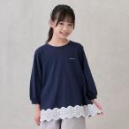 プティマイン(petit main)【リンク】レースAラインTシャツ(ジュニア)【30％OFF】【SALE】【SSSL】【O_30】【25SS】