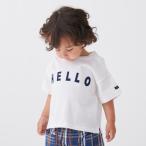 ショッピングsale petit main プティマイン(petit main)【接触冷感】アップリケロゴTシャツ【O_40】【outlet】