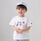 プティマイン(petit main)【防汚加工】DOGグラフィック半袖Tシャツ【50％OFF】【SALE】【O_50】【outlet】