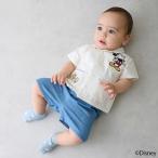 プティマイン(petit main)【Disney】開衿シャツセットアップ【50％OFF】【SALE】【O_50】【outlet】