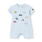 ショッピングsale petit main プティマイン(petit main)【リンク】働く車刺しゅうカバーオール【50％OFF】【SALE】【O_50】【outlet】