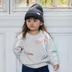 ショッピングsale petit main プティマイン(petit main)【Lee】ロゴ刺繍トレーナー【20％OFF】【SALE】【SSSL】【O_29】【25AW】