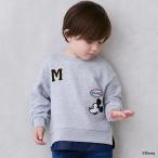 ショッピングsale petit main プティマイン(petit main)【Disney】【リンク】ワッペントレーナー【25AWDisney01】【20％OFF】【SALE】【SSSL】【O_29】【25AW】