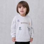 プティマイン(petit main)ロゴモチーフ接結長袖Tシャツ【awdaily】【30％OFF】【SALE】【SSSL】【O_30】【25AW】