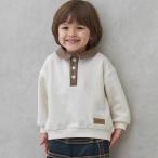 ショッピングsale petit main プティマイン(petit main)衿つき配色裏起毛トレーナー【20％OFF】【SALE】【O_29】【25AW】【SSSL】【outlet】【ot】