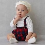 ショッピングsale petit main プティマイン(petit main)衿刺しゅうサロペットセット【50％OFF】【SALE】【O_50】【25AW】【SSSL】【pm25Xmas】