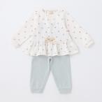 ショッピングsale petit main プティマイン(petit main)Girls長袖パジャマ【O_30】【outlet】