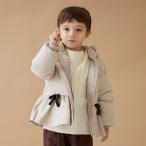 プティマイン(petit main)ペプラムダウンジャケット【SALE】【O_50】【outlet】