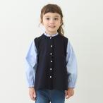 プティマイン(petit main)【リンク】フレアベストドッキングトップス【50％OFF】【SALE】【O_50】【outlet】【ot】