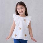 プティマイン(petit main)【WEB限定特別価格】ひまわり刺しゅうチュニック【seasonoff01】【60％OFF】【SALE】【O_60】【25AW】