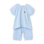ショッピングsale petit main プティマイン(petit main)【リンク】パフスリーブWガーゼパジャマ(キッズ)【seasonoff01】【60％OFF】【SALE】【O_60】【outlet】