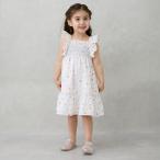 プティマイン(petit main)シャーリングティアードワンピース【seasonoff01】【60％OFF】【SALE】【O_60】【25AW】