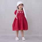 ショッピングsale petit main プティマイン(petit main)ハートスモッキングワンピース【seasonoff01】【60％OFF】【SALE】【O_60】【25AW】