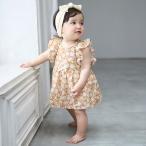 ショッピングsale petit main プティマイン(petit main)【リンク】花柄シャーリングワンピース(ベビー)【60％OFF】【SALE】【O_60】【outlet】
